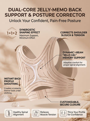 Posture-Sculpting Seamless Support Bra