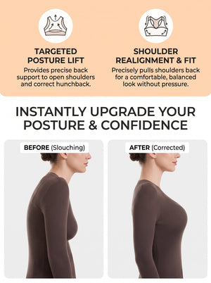 Posture-Sculpting Seamless Support Bra