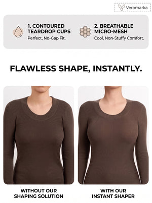 Posture-Sculpting Seamless Support Bra