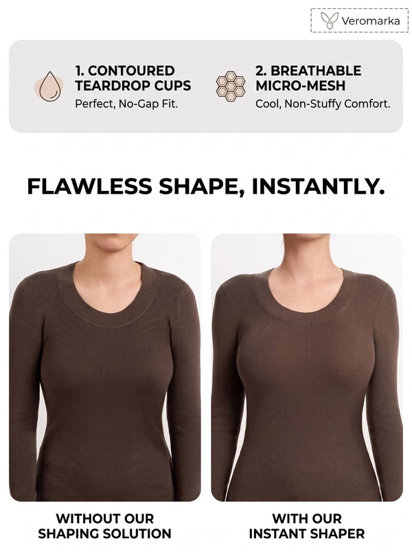 Posture-Sculpting Seamless Support Bra