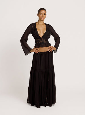 Lace Splice Sheer Co-ord Set