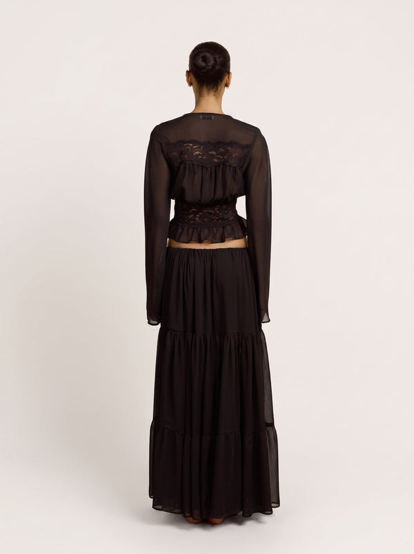 Lace Splice Sheer Co-ord Set