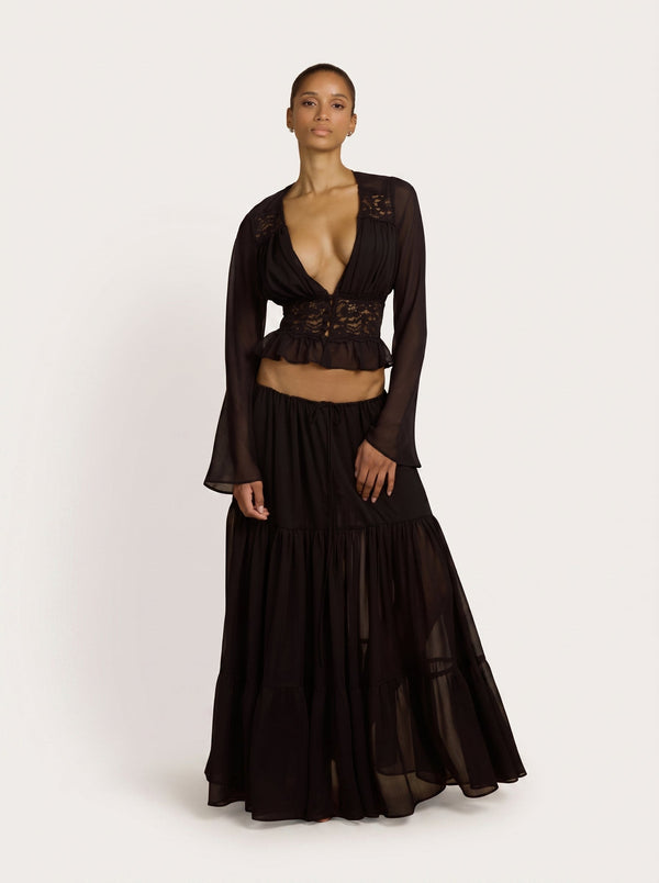 Lace Splice Sheer Co-ord Set