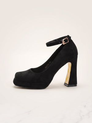 Square Toe Platform Heel