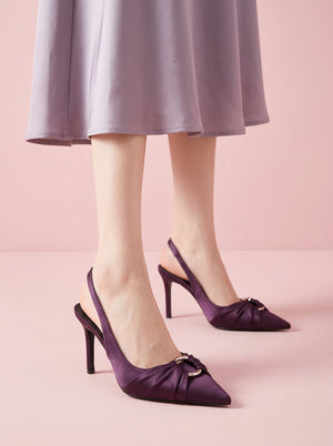 Pointed Toe Slingback Stiletto